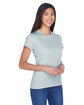 UltraClub Ladies' Cool & Dry Sport Performance InterlockT-Shirt grey ModelQrt