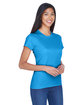UltraClub Ladies' Cool & Dry Sport Performance InterlockT-Shirt sapphire ModelQrt