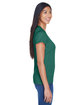 UltraClub Ladies' Cool & Dry Sport Performance InterlockT-Shirt forest green ModelSide