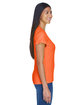 UltraClub Ladies' Cool & Dry Sport Performance InterlockT-Shirt bright orange ModelSide