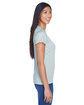 UltraClub Ladies' Cool & Dry Sport Performance InterlockT-Shirt grey ModelSide
