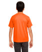 UltraClub Youth Cool & Dry Sport Performance InterlockT-Shirt bright orange ModelBack