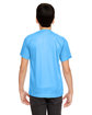 UltraClub Youth Cool & Dry Sport Performance InterlockT-Shirt columbia blue ModelBack