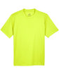 UltraClub Youth Cool & Dry Sport Performance InterlockT-Shirt bright yellow FlatFront