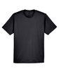 UltraClub Youth Cool & Dry Sport Performance InterlockT-Shirt black FlatFront