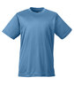 UltraClub Youth Cool & Dry Sport Performance InterlockT-Shirt indigo OFFront