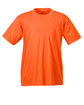 UltraClub Youth Cool & Dry Sport Performance InterlockT-Shirt bright orange OFFront