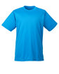 UltraClub Youth Cool & Dry Sport Performance InterlockT-Shirt sapphire OFFront