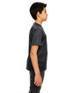 UltraClub Youth Cool & Dry Sport Performance InterlockT-Shirt black ModelSide