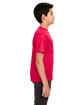 UltraClub Youth Cool & Dry Sport Performance InterlockT-Shirt red ModelSide