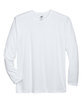 UltraClub Adult Cool & Dry Sport Long-Sleeve Performance Interlock T-Shirt  FlatFront