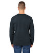 J America Unisex Premium Fleece Sweatshirt navy ModelBack