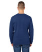 J America Unisex Premium Fleece Sweatshirt true navy ModelBack