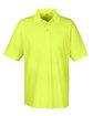 UltraClub Men's Cool & Dry Sport PerformanceInterlock Polo bright yellow OFFront