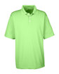 UltraClub Men's Cool & Dry Stain-Release Performance Polo light green OFFront