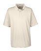 UltraClub Men's Cool & Dry Stain-Release Performance Polo stone OFFront