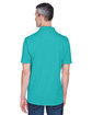 UltraClub Men's Cool & Dry Stain-Release Performance Polo jade ModelBack