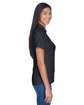 UltraClub Ladies' Cool & Dry Stain-Release Performance Polo black ModelSide