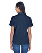 UltraClub Ladies' Cool & Dry Stain-Release Performance Polo navy ModelBack