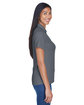 UltraClub Ladies' Cool & Dry Stain-Release Performance Polo charcoal ModelSide