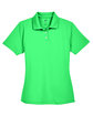 UltraClub Ladies' Cool & Dry Stain-Release Performance Polo cool green FlatFront