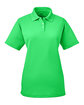 UltraClub Ladies' Cool & Dry Stain-Release Performance Polo cool green OFFront