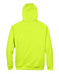 UltraClub Adult Rugged Wear Thermal-Lined Full-Zip Fleece Hooded Sweatshirt lime FlatBack