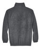 UltraClub Adult Iceberg Fleece Quarter-Zip Pullover charcoal FlatBack