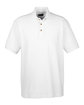 UltraClub Men's Tall Classic Piqu Polo white OFFront