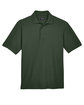 UltraClub Men's Whisper Piqu Polo forest green FlatFront