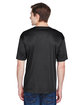 UltraClub Men's Cool & Dry Basic Performance T-Shirt black ModelBack
