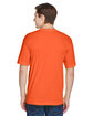 UltraClub Men's Cool & Dry Basic Performance T-Shirt bright orange ModelBack