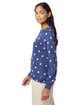 Alternative Ladies' Lazy Day Pullover navy stars ModelSide