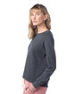 Alternative Ladies' Lazy Day Pullover washed black ModelSide