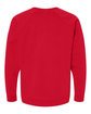 J America Men's Rival Crewneck Sweatshirt red ModelBack