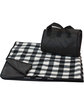 Liberty Bags Fleece/Nylon Plaid Picnic Blanket  