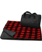 Liberty Bags Fleece/Nylon Plaid Picnic Blanket  