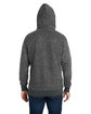 J America Unisex Aspen Fleece Pullover Hooded Sweatshirt charcoal speck ModelBack