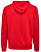 J America Unisex BTB Fleece Hooded Sweatshirt red ModelBack