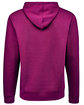 J America Unisex BTB Fleece Hooded Sweatshirt boysenberry ModelBack