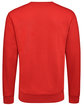 J America Unisex BTB Fleece Sweatshirt red ModelBack