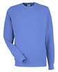 J America Unisex Pigment Dyed Fleece Sweatshirt regatta OFFront