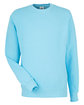 J America Unisex Pigment Dyed Fleece Sweatshirt capri OFFront