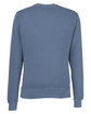 J America Unisex Pigment Dyed Fleece Sweatshirt denim OFBack