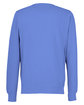 J America Unisex Pigment Dyed Fleece Sweatshirt regatta OFBack