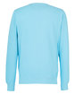 J America Unisex Pigment Dyed Fleece Sweatshirt capri OFBack