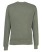 J America Unisex Pigment Dyed Fleece Sweatshirt spruce OFBack