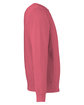 J America Unisex Pigment Dyed Fleece Sweatshirt garnet OFSide