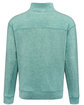 J America Unisex Electric Fleece Quarter-Zip electric jade ModelBack