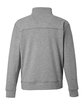 J America Unisex Electric Fleece Quarter-Zip electric slate OFBack